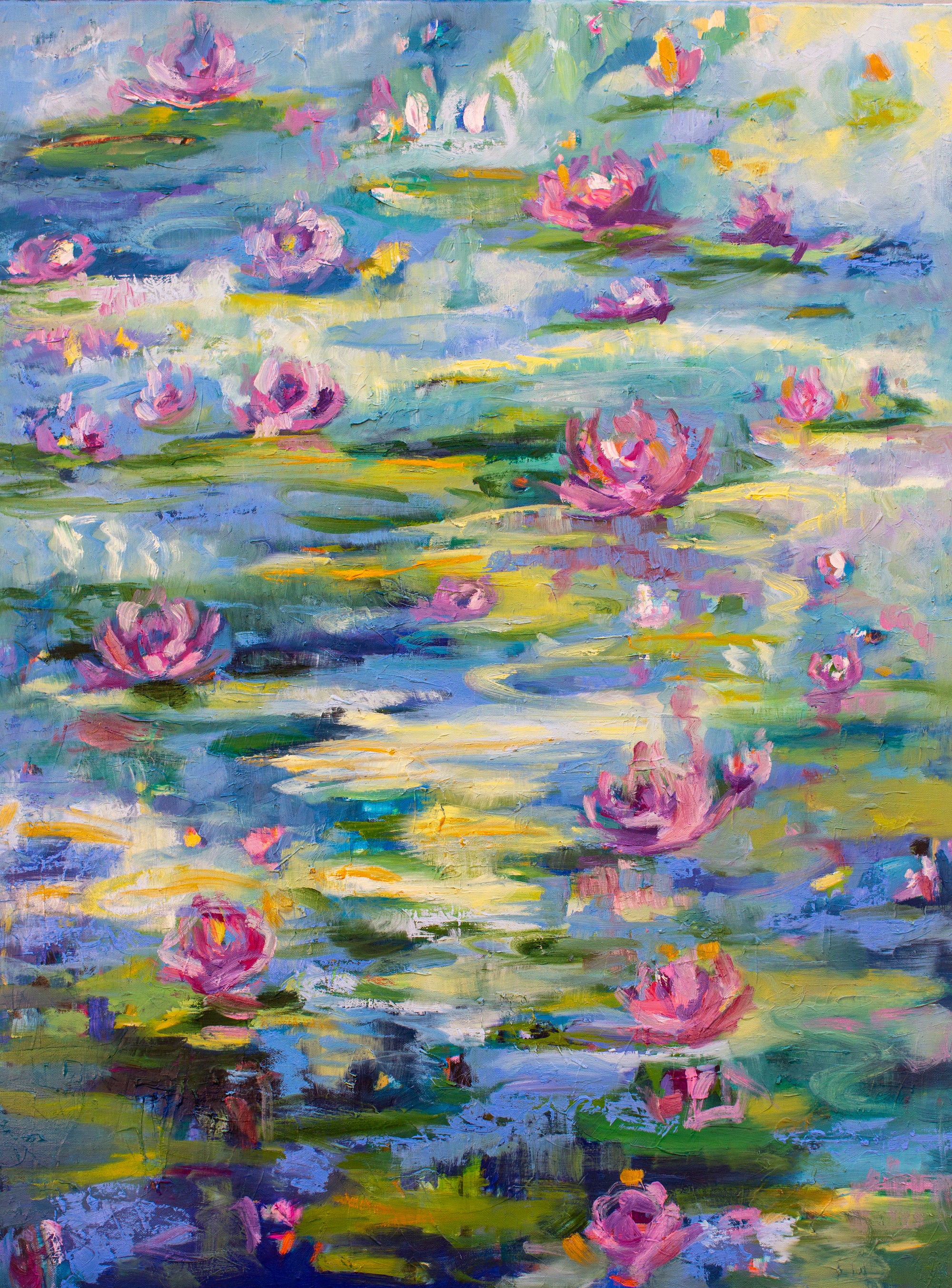 Flower Moon, original oil on canvas by Annette McCabe