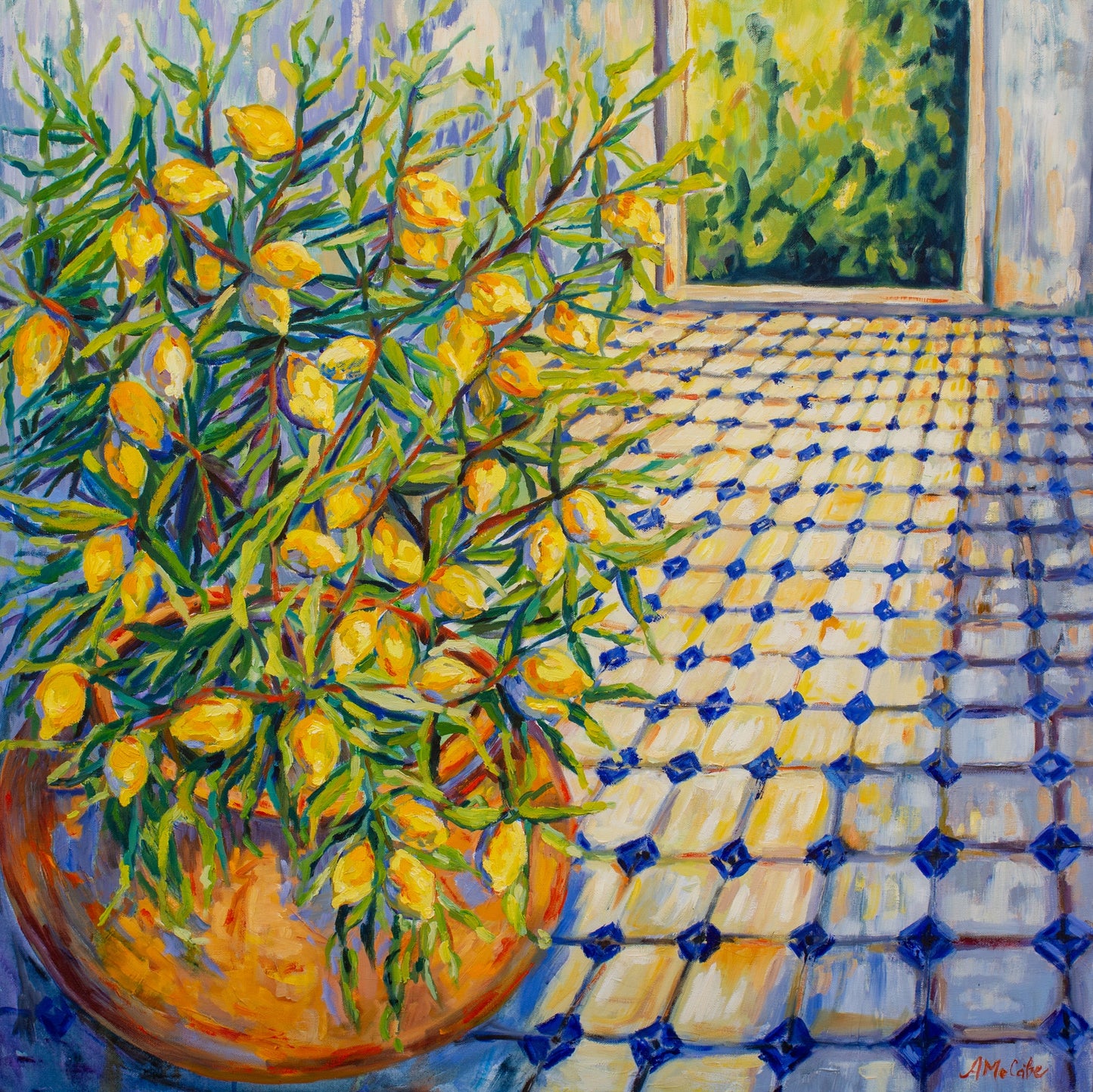 I love lemons, 12x12 archival print